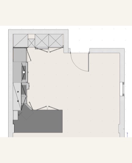 Cypress Blue & Clay Kitchen layout image