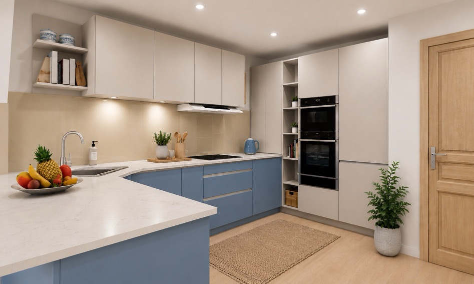 Cypress Blue & Clay Kitchen main gallery image